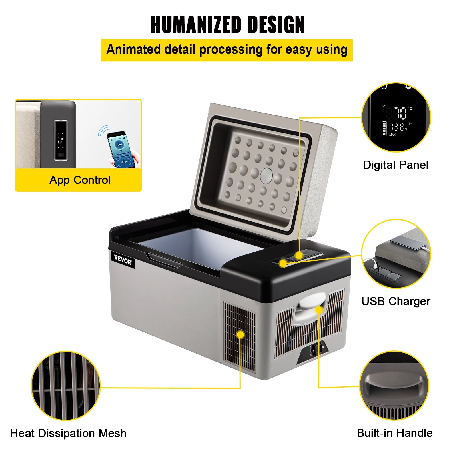 Portable Car Fridge for Camping*