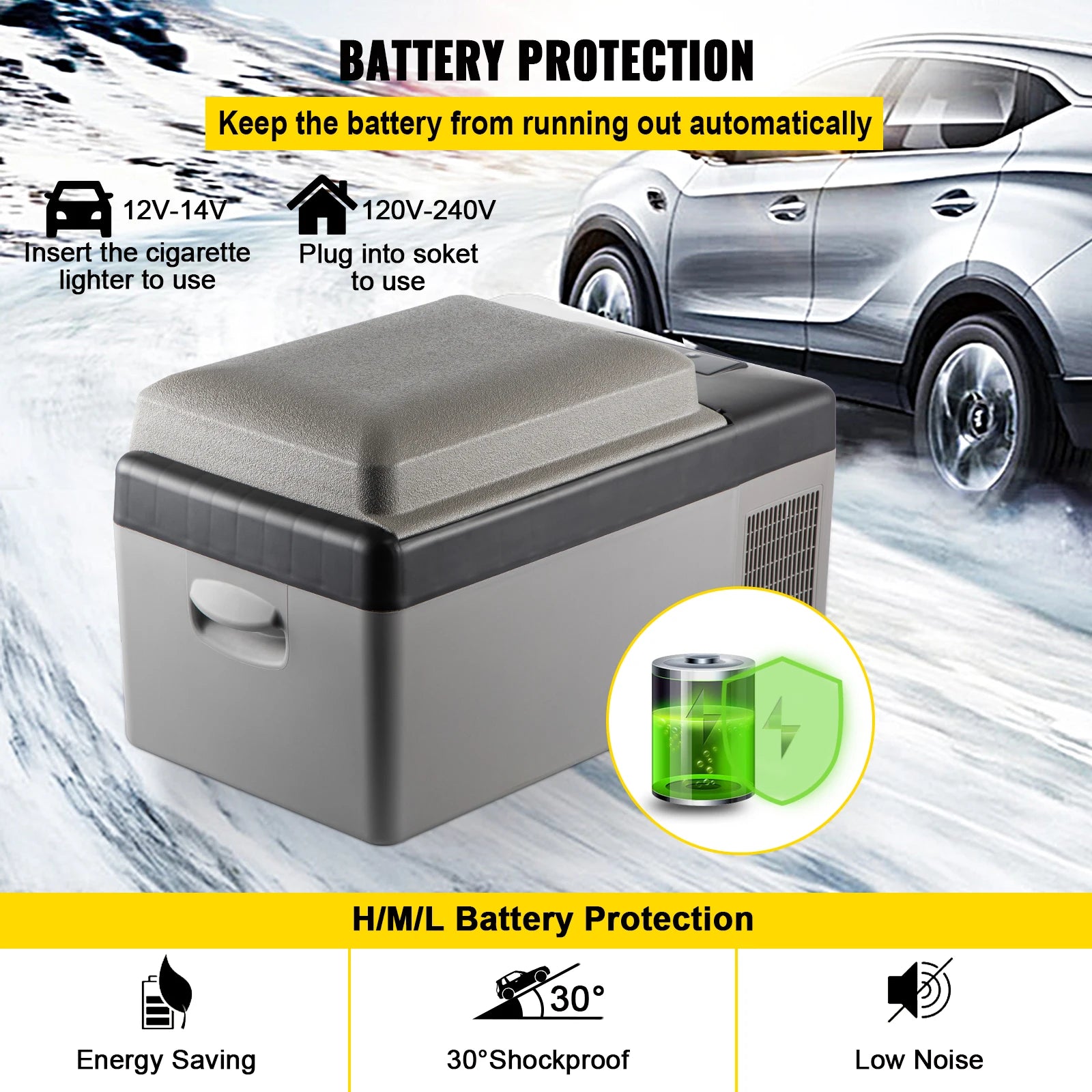 Portable Car Fridge for Camping*