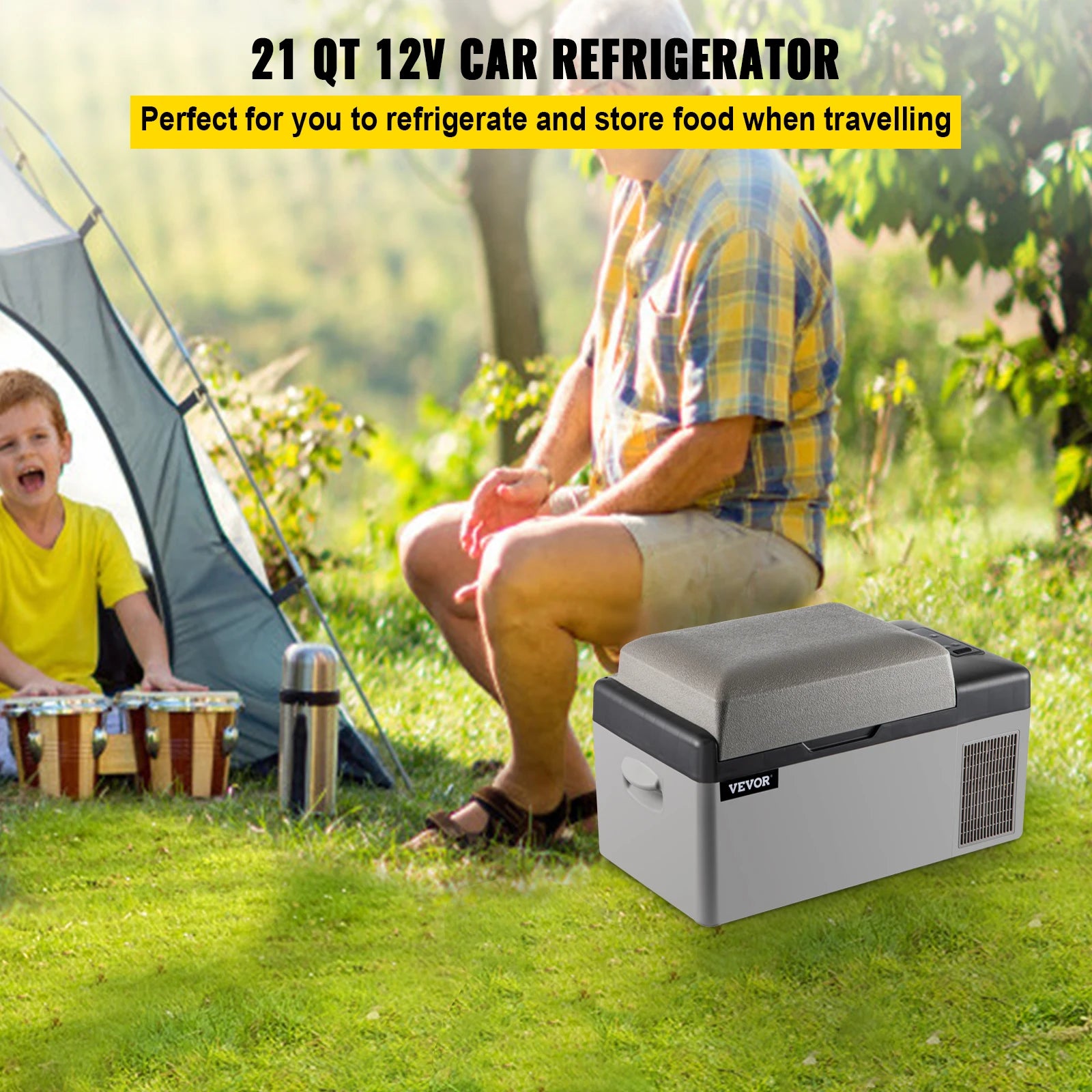 Portable Car Fridge for Camping*