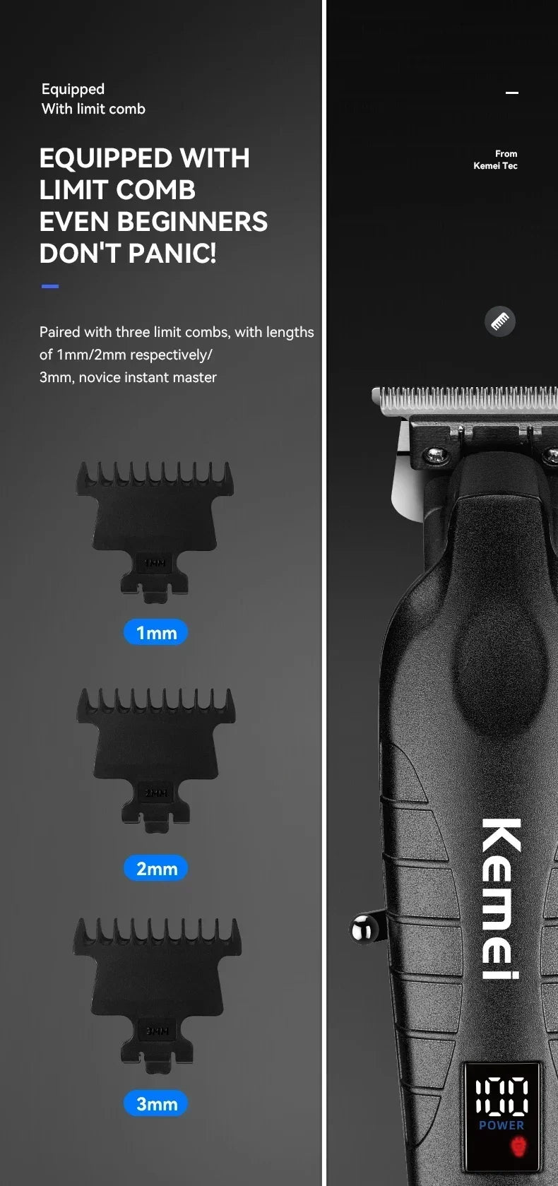 Kemei Professional Hair Clipper