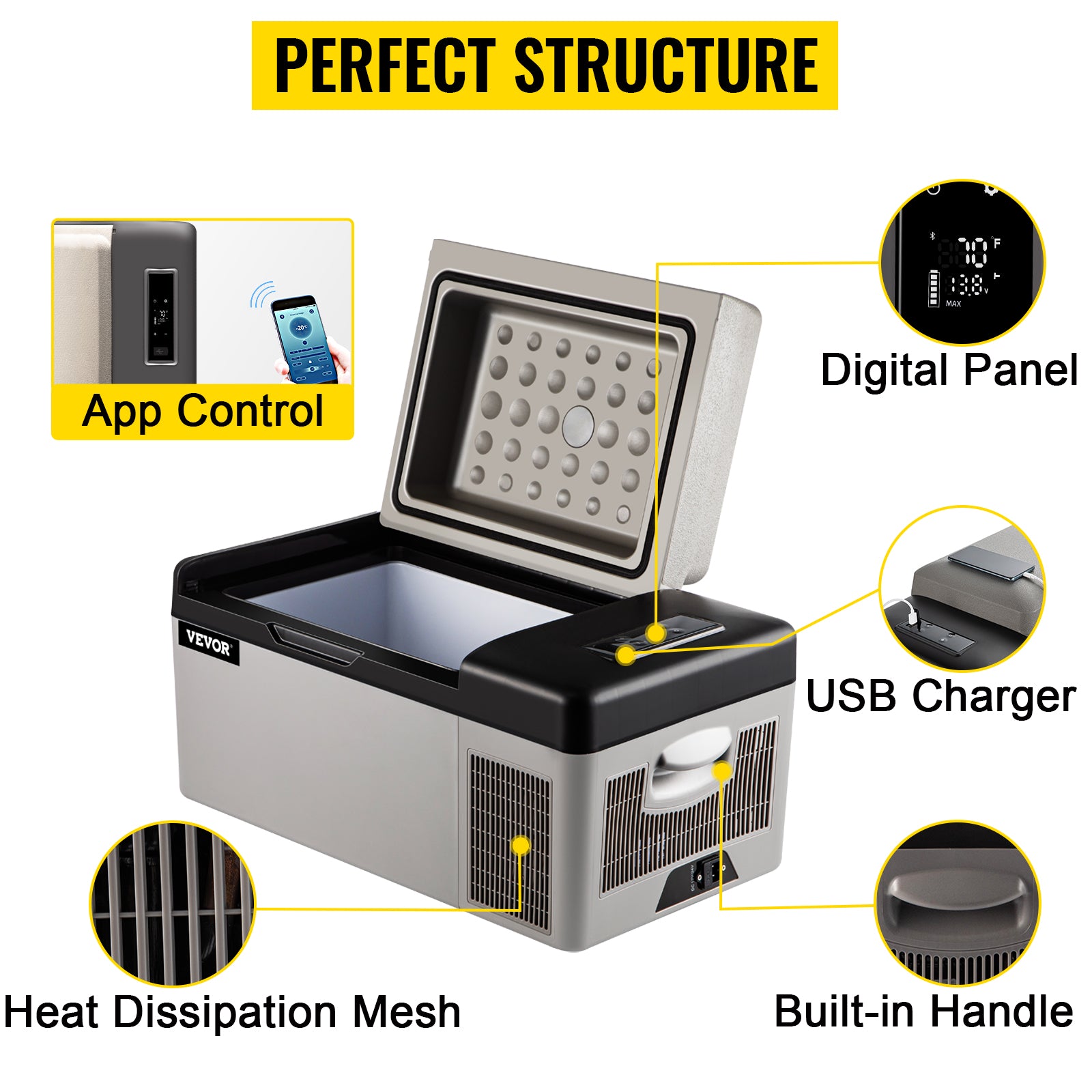Portable Car Fridge for Camping*