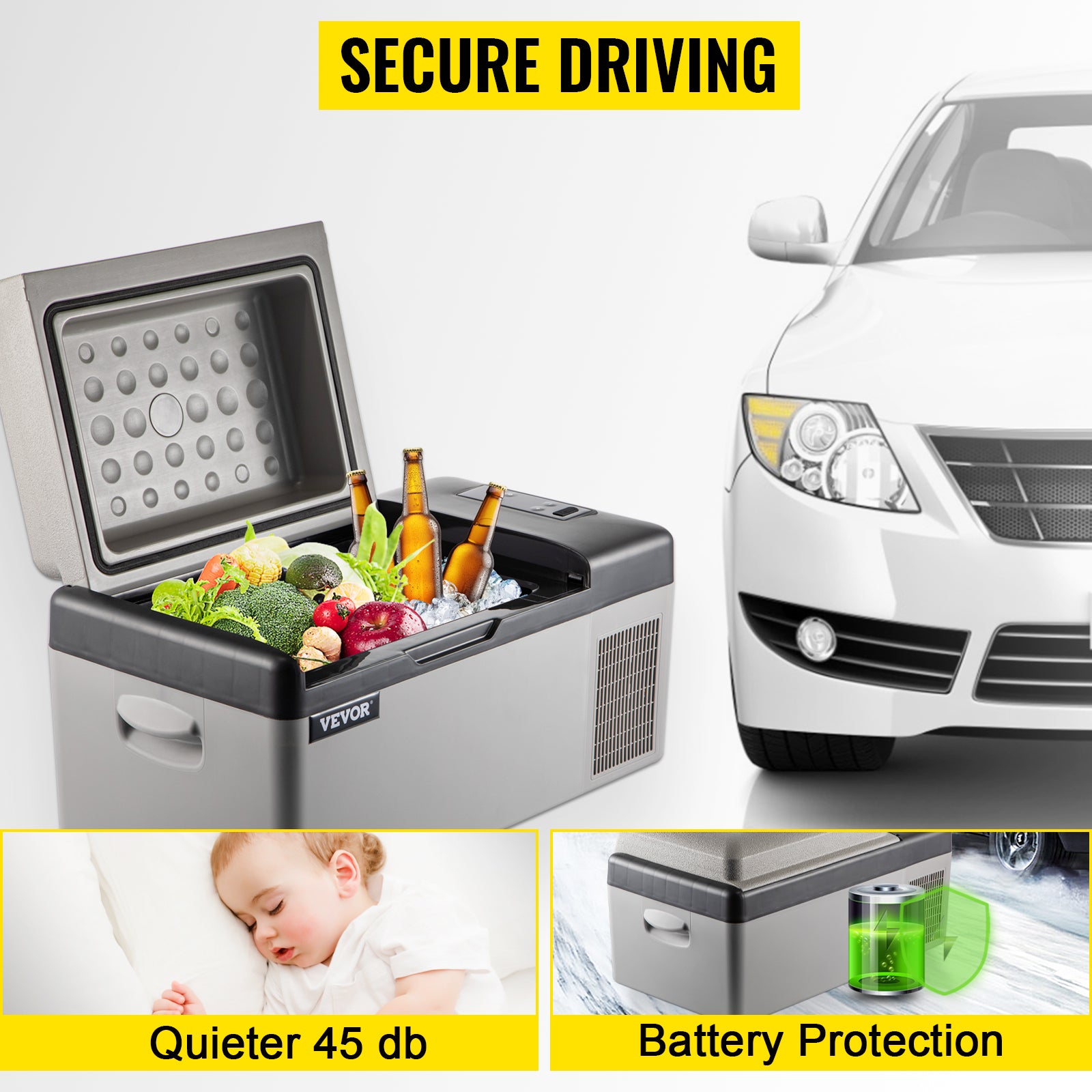 Portable Car Fridge for Camping*