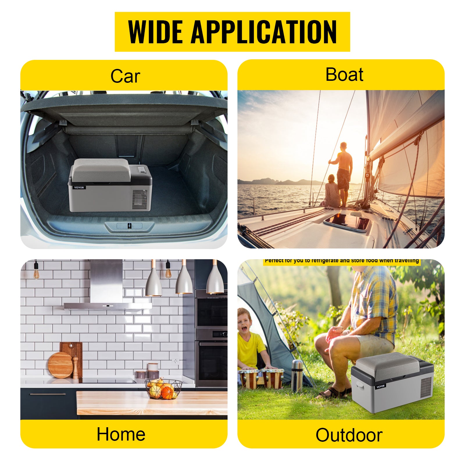 Portable Car Fridge for Camping*